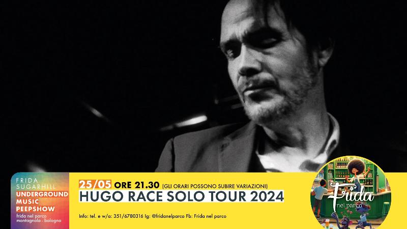 Locandina evento Hugo Race Solo Italian Tour live 2024