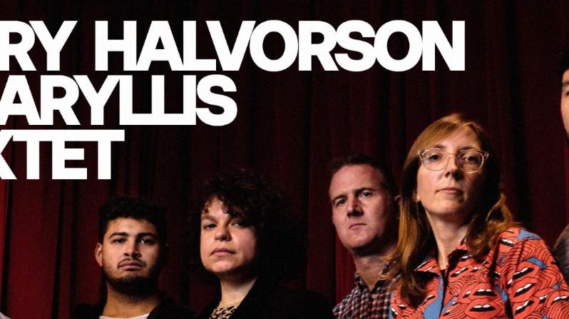 Mary Halvorson and Amaryllis Sextet portrait