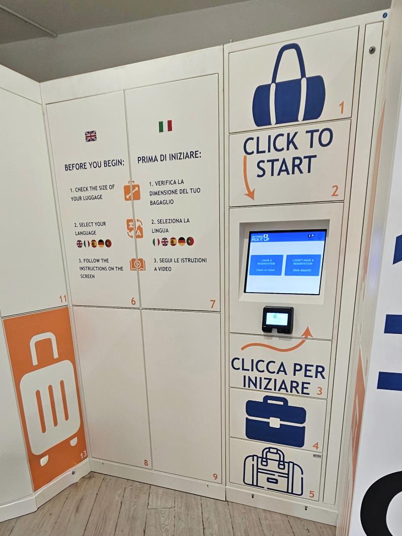 Pick IT UP - Depósito de equipaje automático