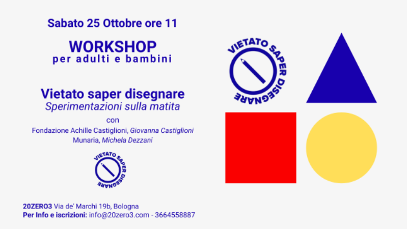 Workshop Vietato Saper Disegnare