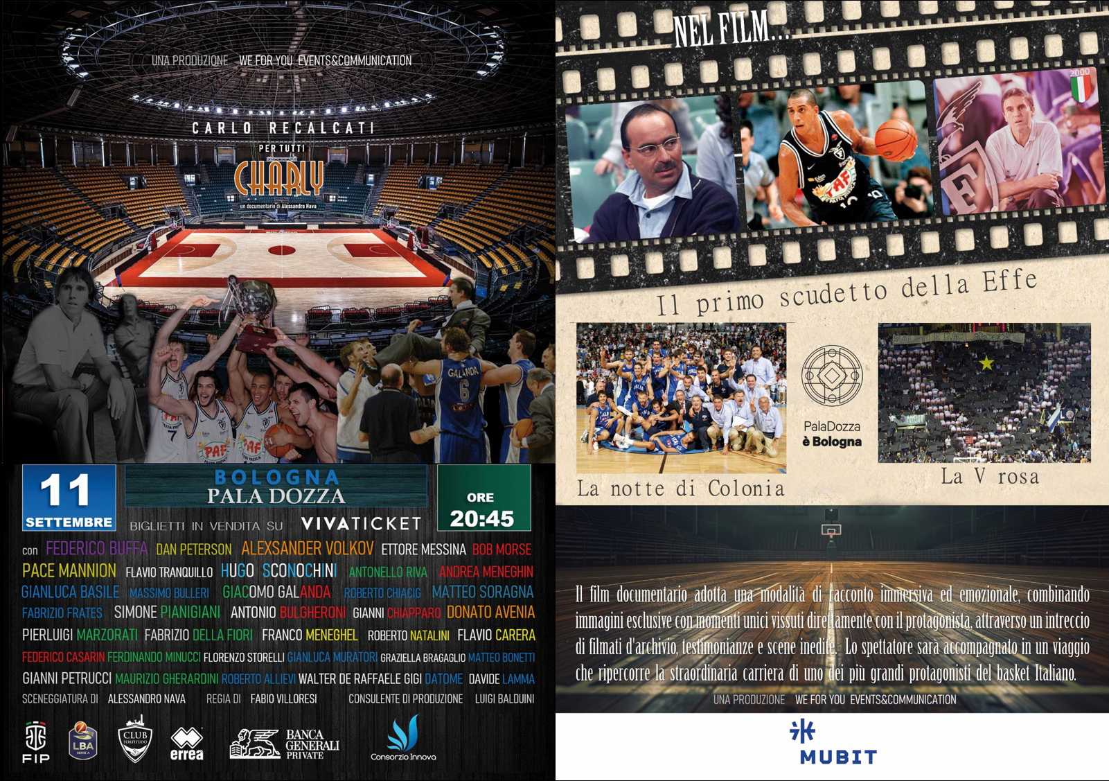 Locandina docufilm Per Tutti Charly