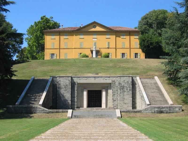 veduta frontale di villa Griffone, Sasso Marconi
