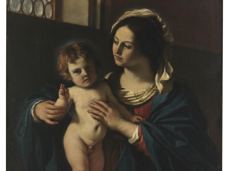 Madonna col bambino, Guercino, Cento (FE)