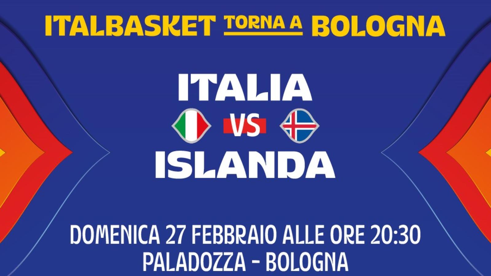 Italia vs Islanda - qualificazioni FIBA World Cup 2023