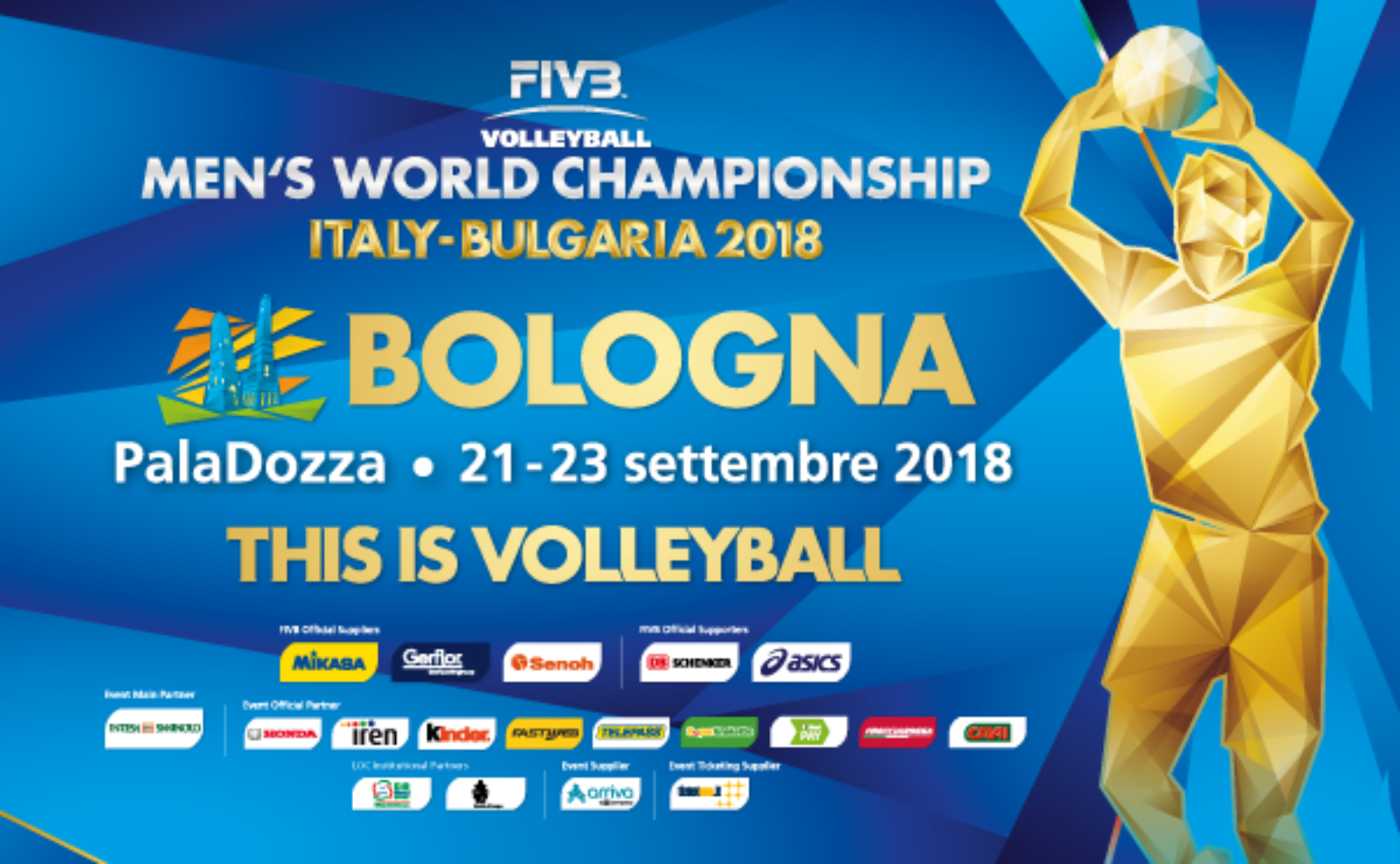 Campionato mondiale di pallavolo maschile 2018 Bologna Campionato mondiale di pallavolo maschile 2018 Bologna