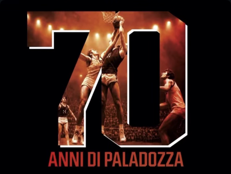Locandina 70 anni PalaDozza e presentazione libro