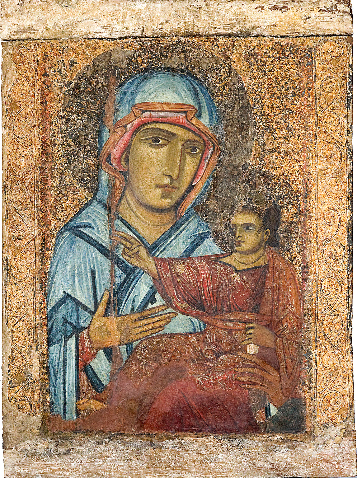 Madonna of San Luca detail