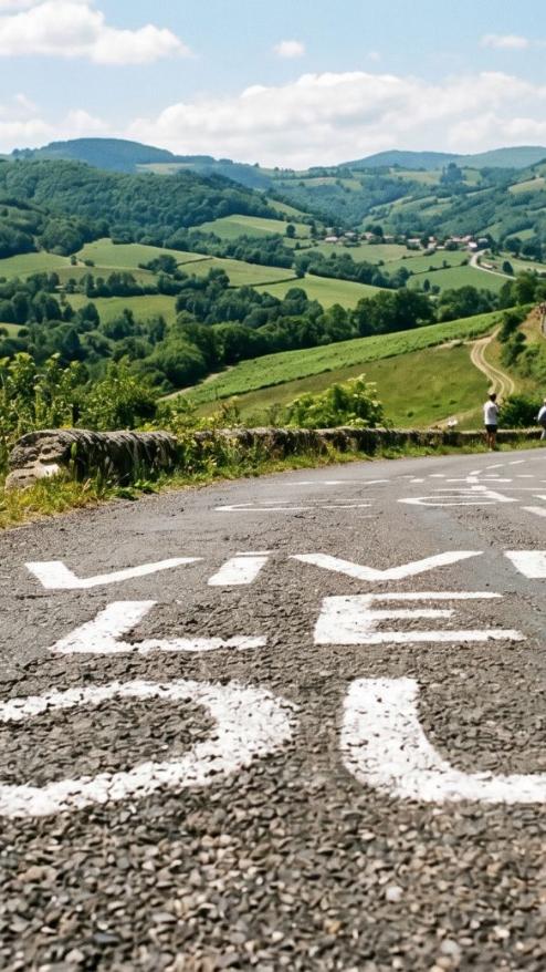 Loop Tour de France roads - generated by AI
