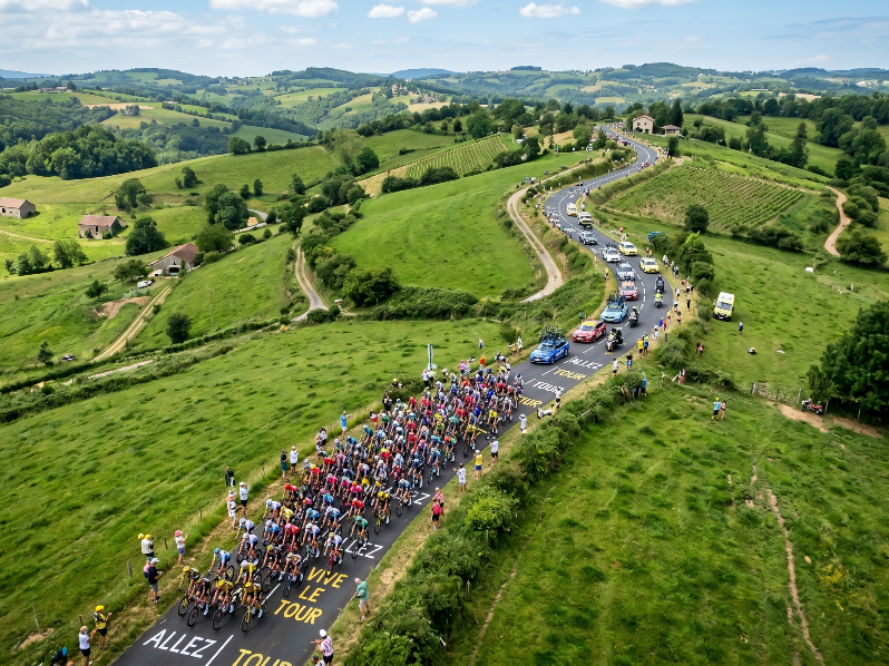 Corsa ciclistica - Generata con AI