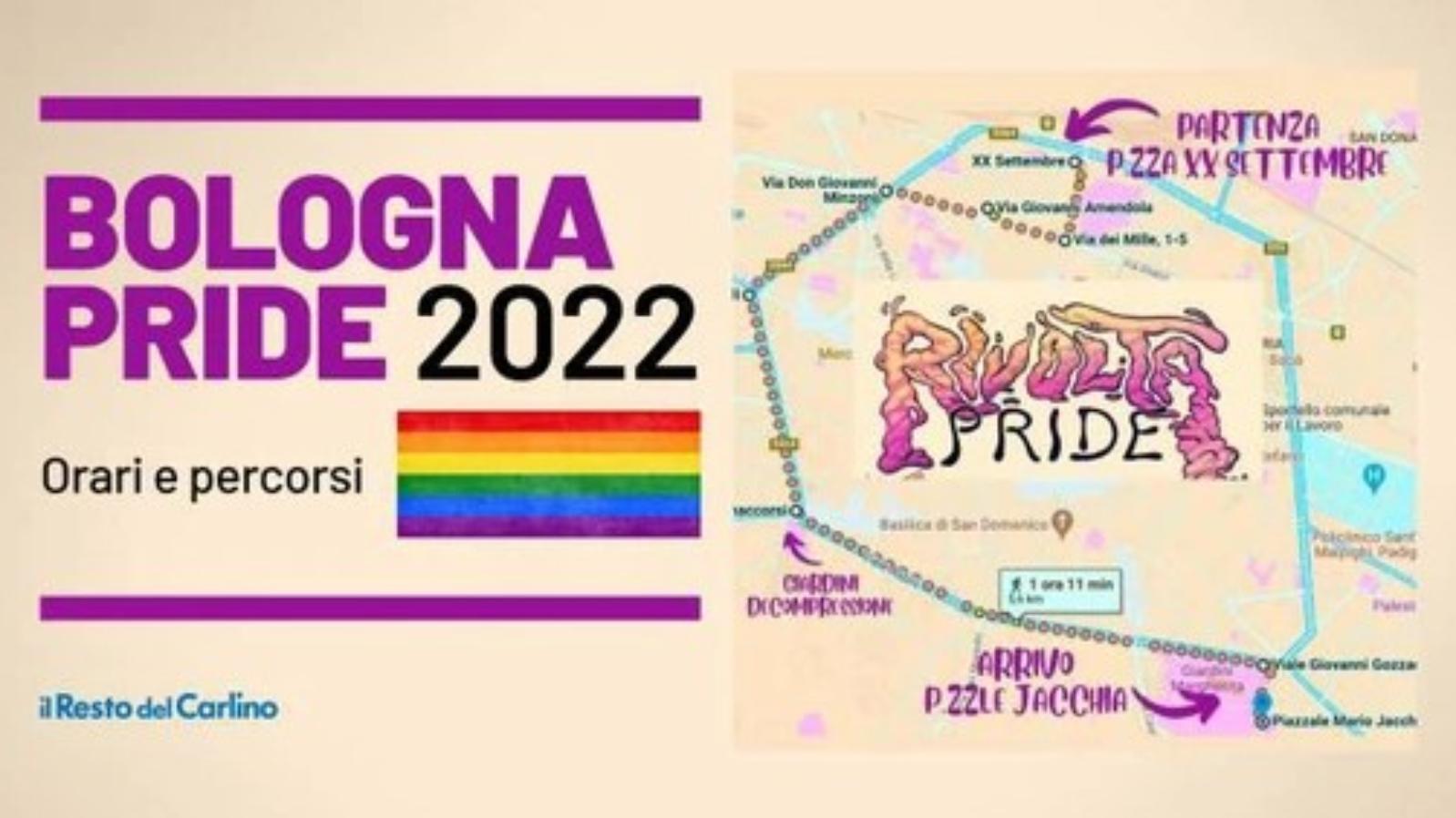 Bologna Pride. Ph: Il resto del Carlino