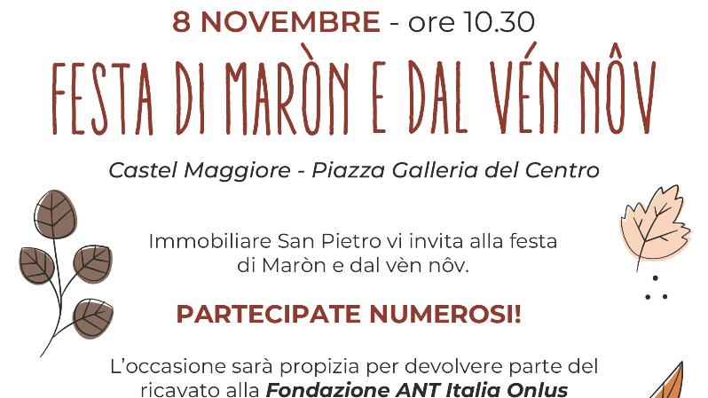 Festa di maròn e dal vèn nôv