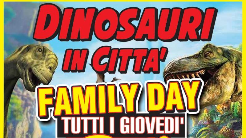 Animali preistorici in tour esperienziale per l'Italia: Dinosauri in città
