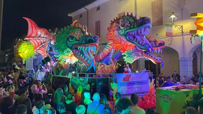 155th Historic Night Carnival in San Pietro in Casale