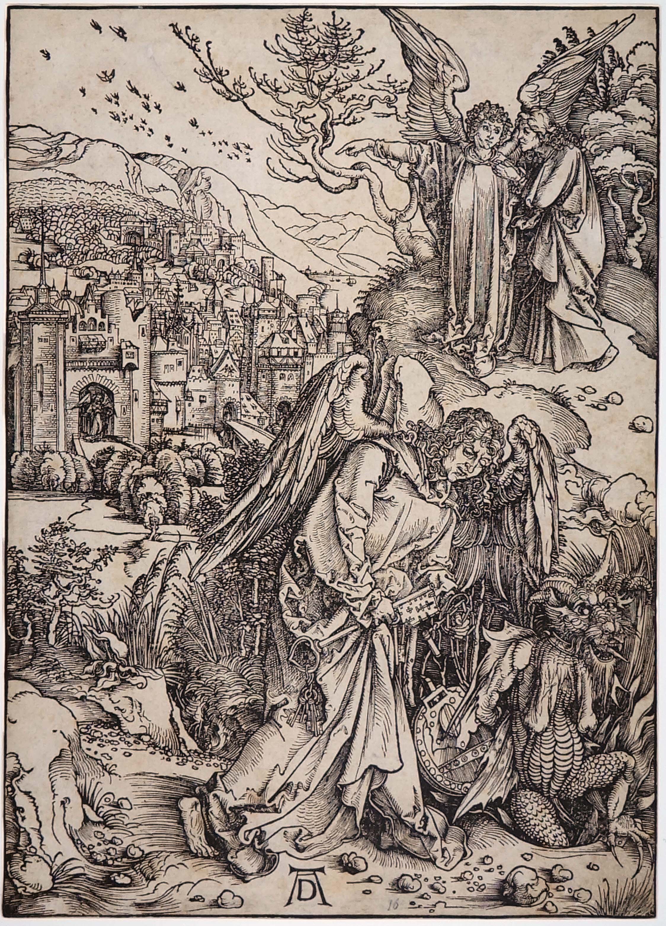 Albrecht Dürer - L’angelo con la chiave dell’abisso