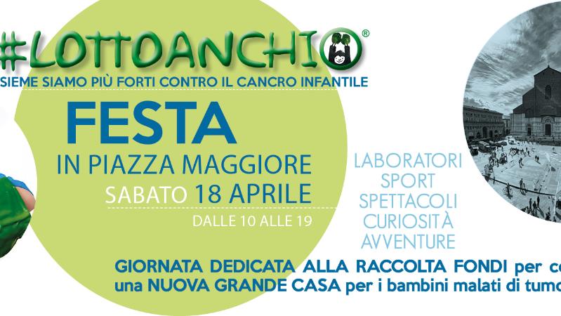 Festa di Ageop in Piazza Maggiore per #LOTTOANCHIO2026
