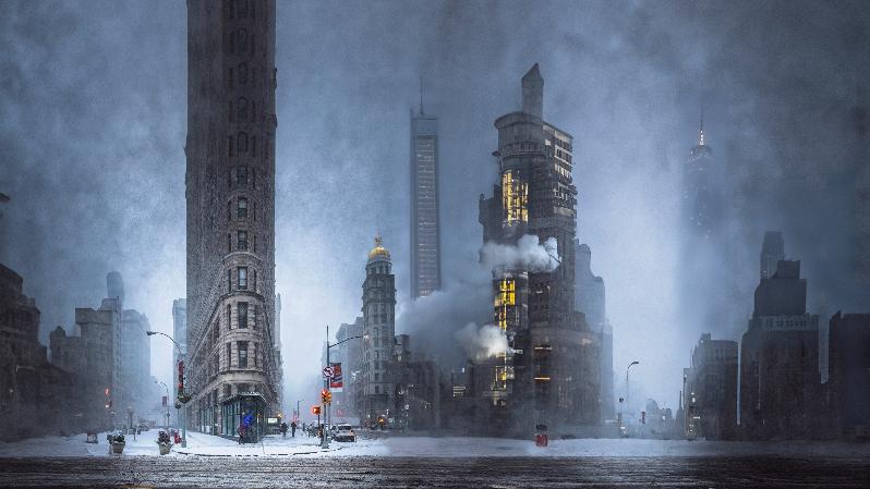 Stunning New Exhibition Combines Photography and AI-Generated Art to Reimagine New York City