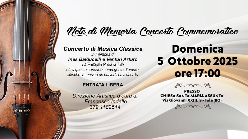 Concerto Note di Memoria