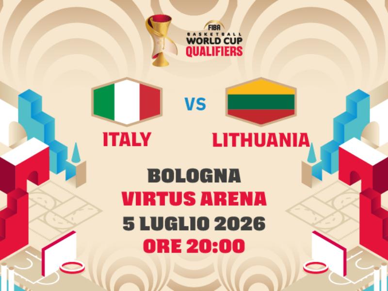 ITALIA vs LITUANIA Qualificazioni FIBA Mondiali 2027