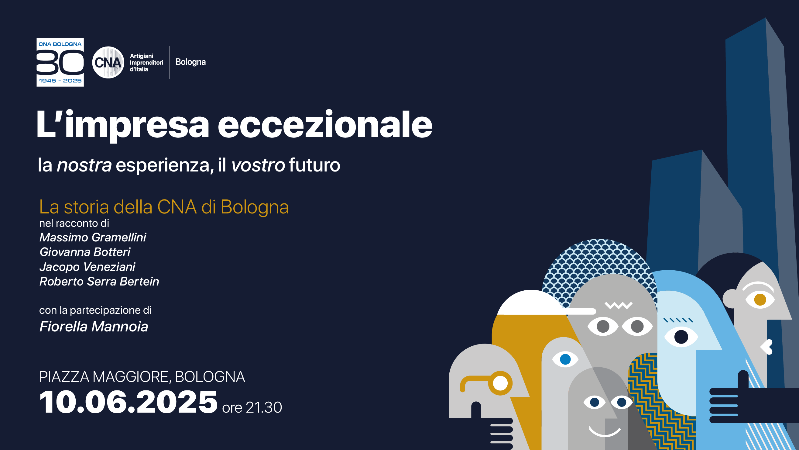 The “Exceptional undertaking” of CNA Bologna on the stage in Piazza Maggiore