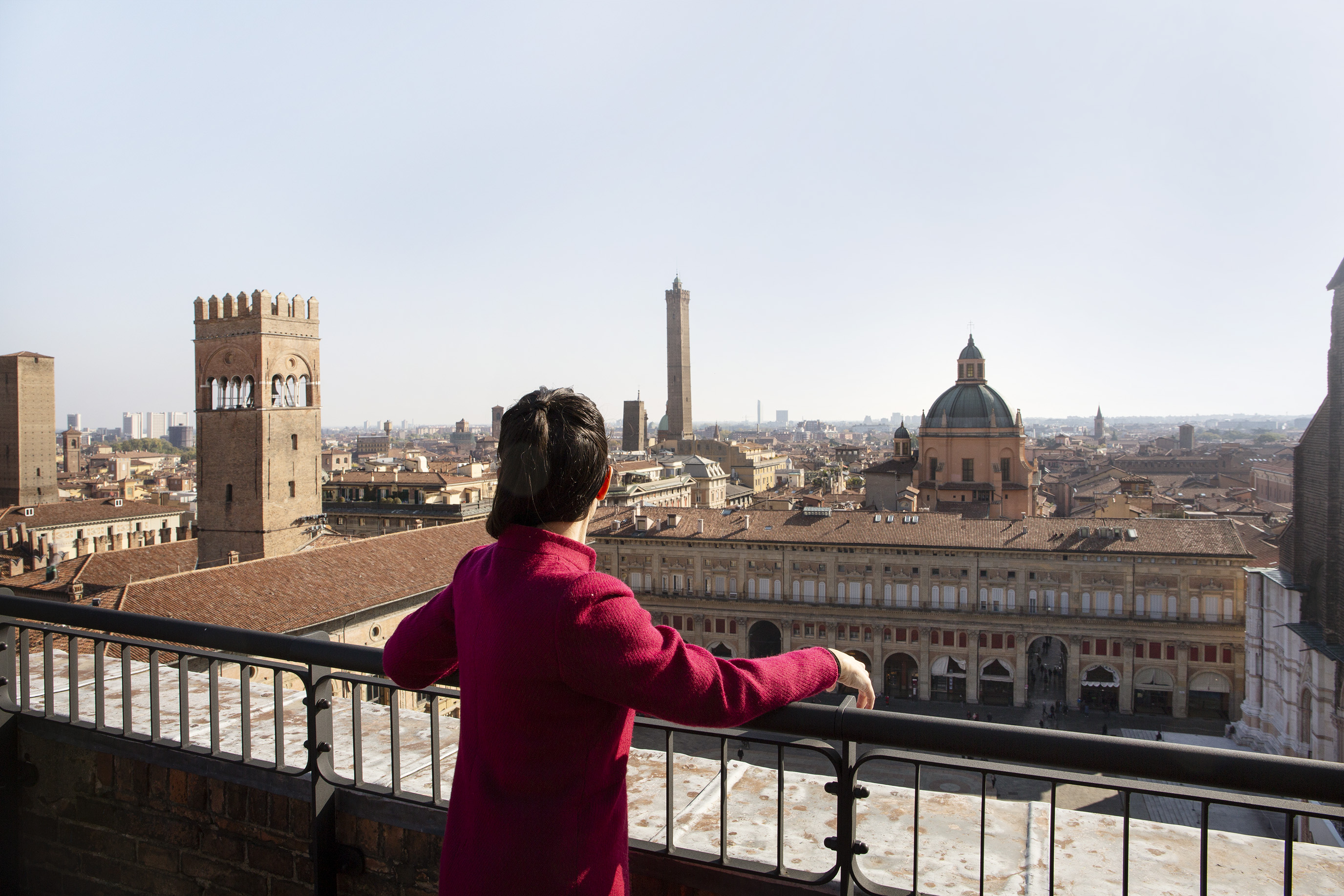 Vista dalla Torre dell'Orologio, Bologna