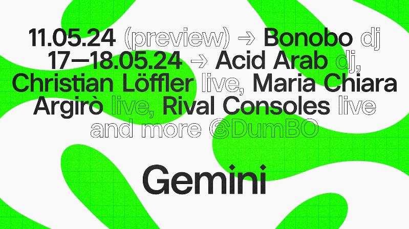 Gemini Festival 2024, locandina
