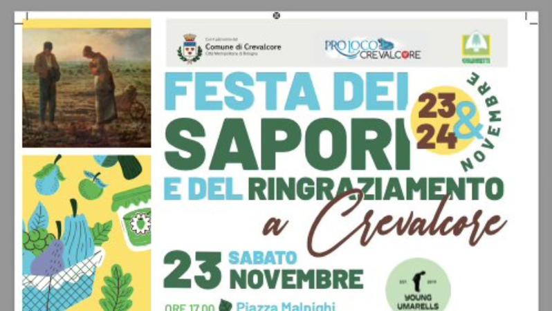 Festa del ringraziamento e festa dei sapori