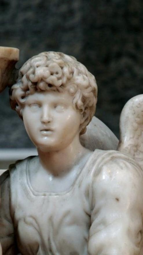 Michelangelo, statue in San Domenico