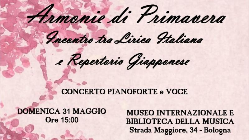 Armonie di Primavera (Spring Harmonies): Encounter between Italian Opera and Japanese Repertoire Armonie di Primavera (Spring Harmonies): Encounter between Italian Opera and Japanese Repertoire