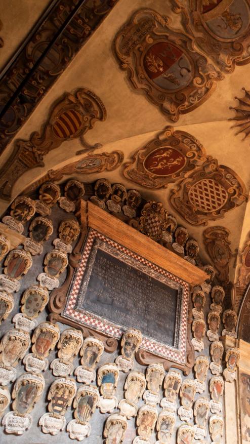 Archiginnasio - Dettaglio stemmi  | Stefano Laddomada - Per gentile concessione della Biblioteca comunale dell'Archiginnasio, Bologna