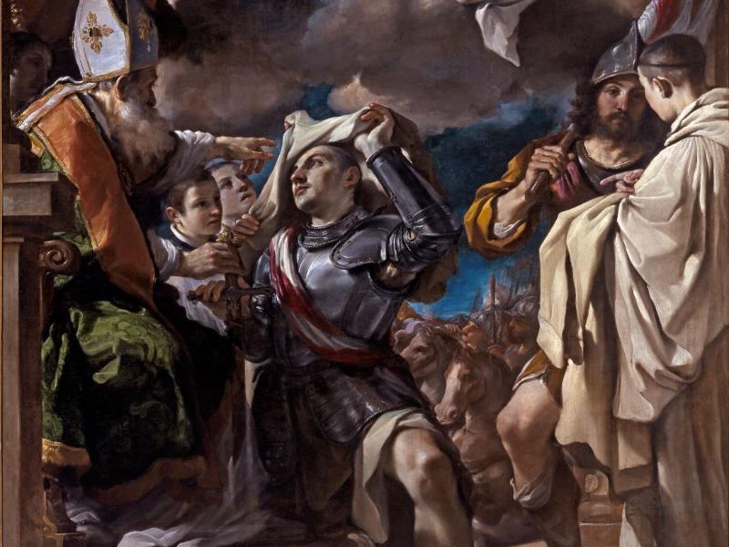 La Vestizione di San Guglielmo, Guercino ©Ministero della Cultura – Pinacoteca Nazionale di Bologna 