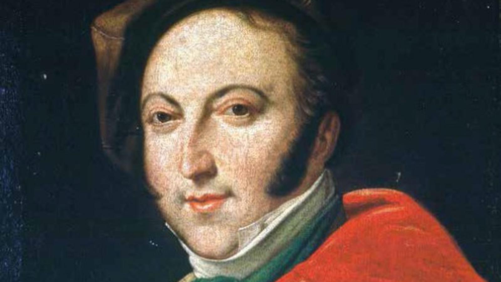 Ritratto di Gioacchino Rossini, Pietro Bettelli, Museo della musica di Bologna