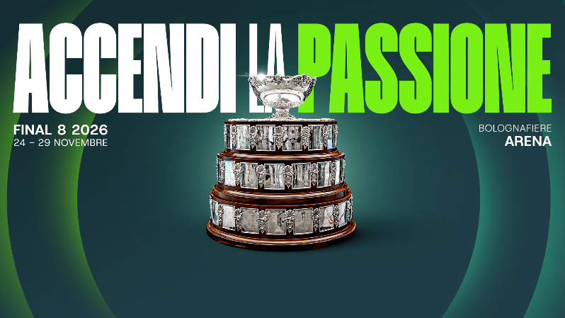 Grafica evento Coppa Davis 2026