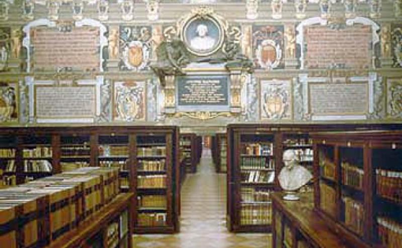 Biblioteca municipal del Archiginnasio