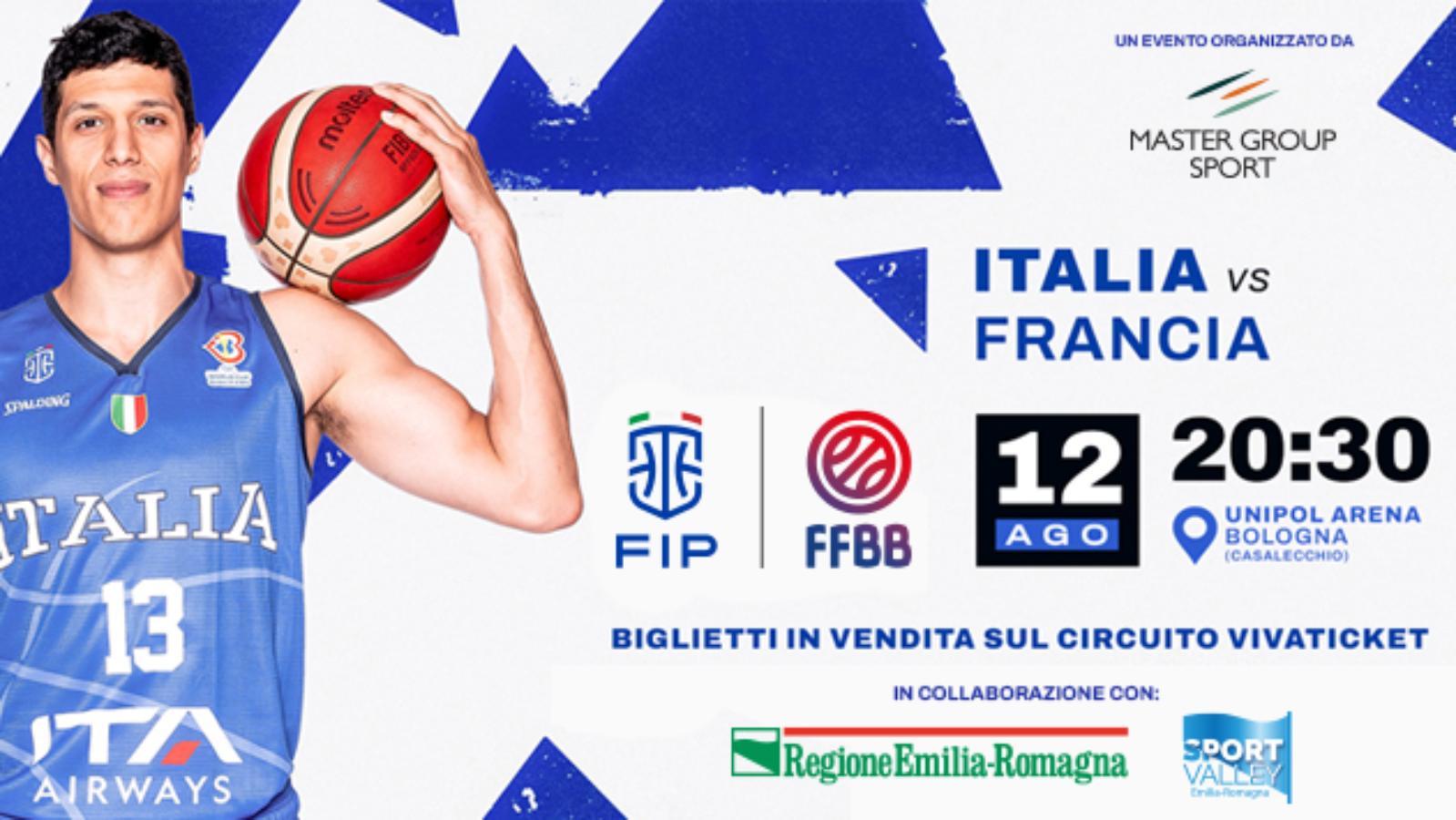 Amichevole di basket Italia-Francia