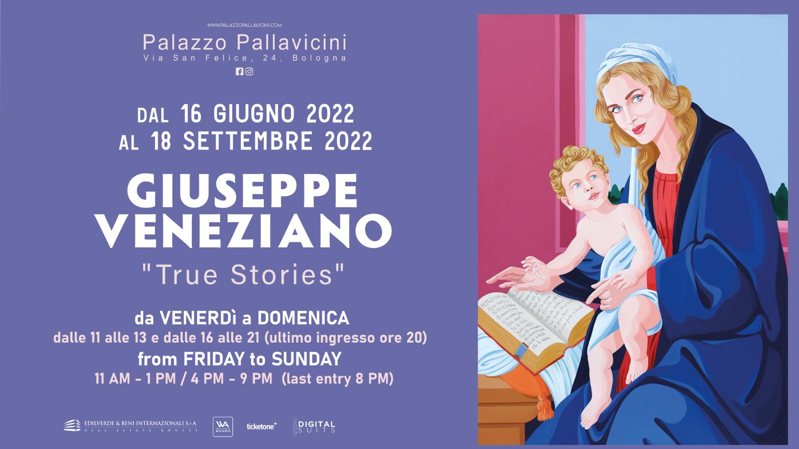 Poster True Stories, Veneziano, Palazzo Pallavicini