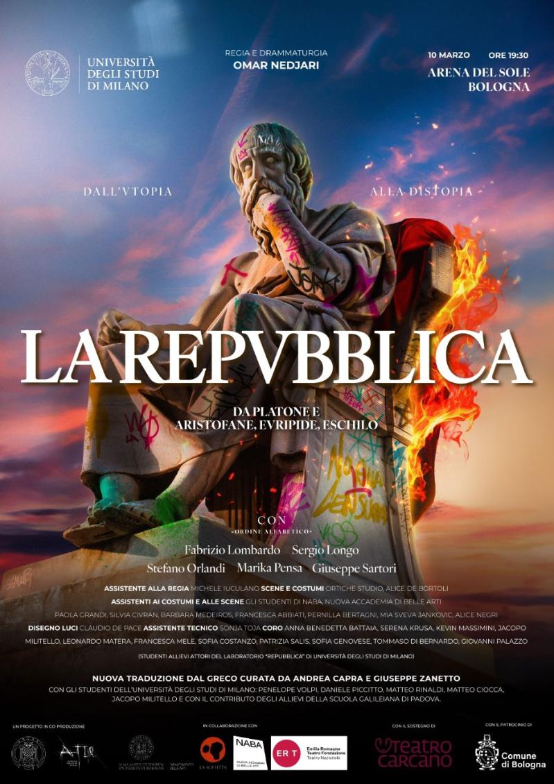 La Repubblica - da Platone e Aristofane, Euripide, Eschilo | Arena del Sole