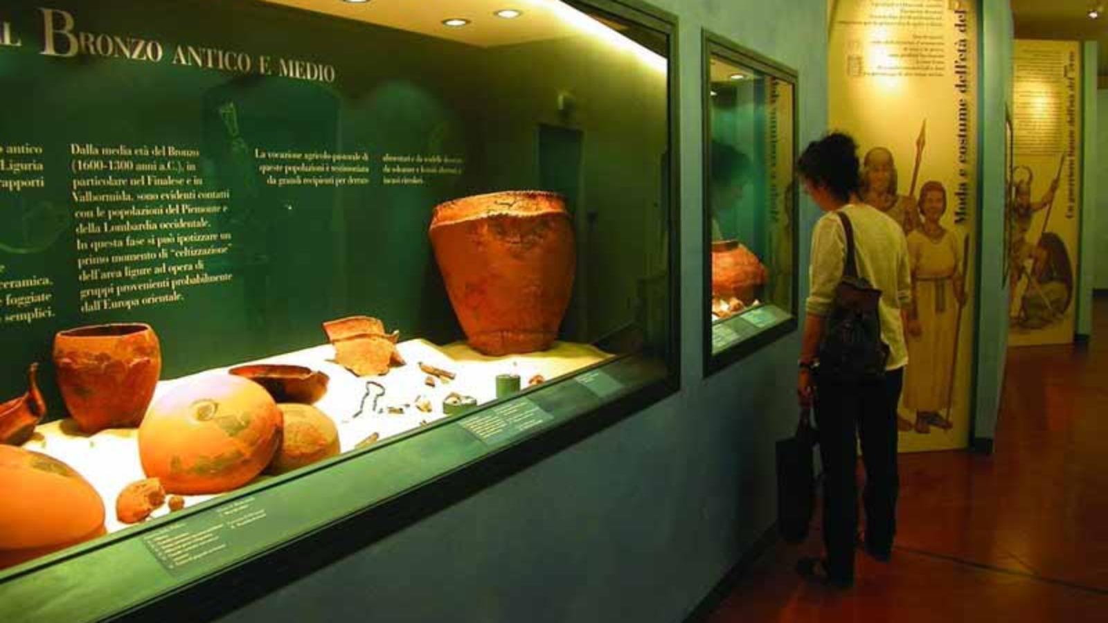 Vasi nel Museo Archeologico Ambientale Sant'Agata