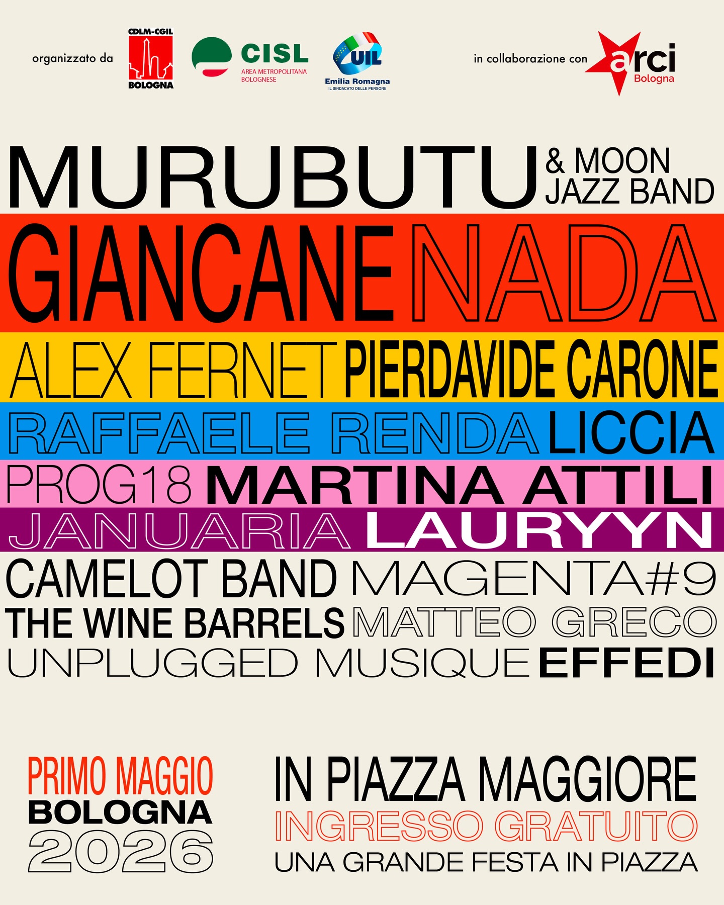 Artisti Primo Maggio