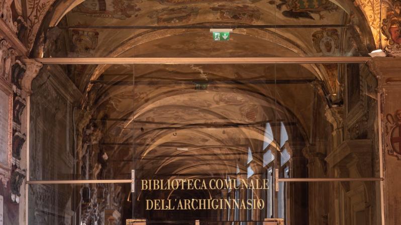 Biblioteca Comunale dell'Archiginnasio - Ingresso  | Stefano Laddomada - Per gentile concessione della Biblioteca comunale dell'Archiginnasio, Bologna