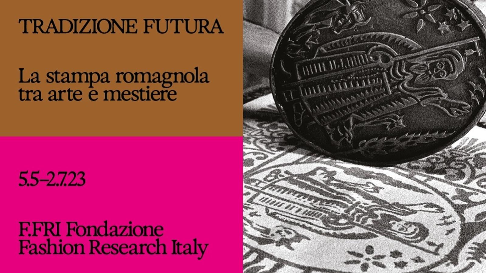 Locandina Tradizione futura | Fondazione Fashion Research Italy