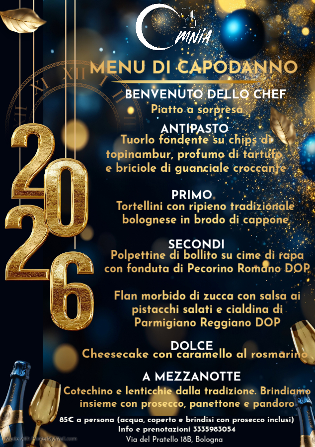 Menu Ristorante Omnia, Pratello