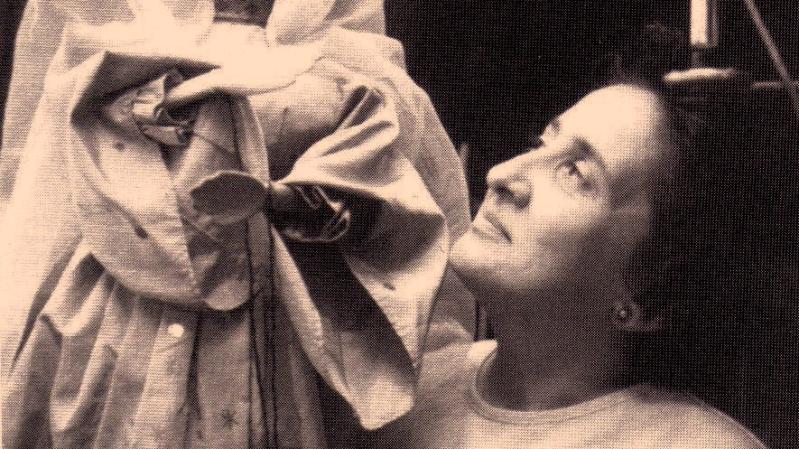 La burattinaia Sara Sarti
