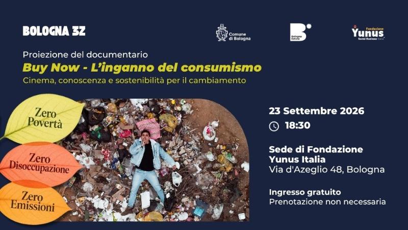 Bologna 3Z | “Buy Now! L’inganno del consumismo”