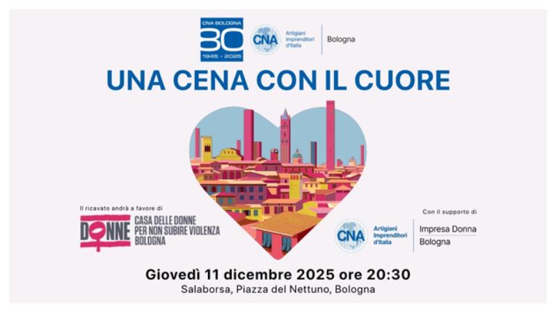 Una Cena con il Cuore per la Casa delle donne per non subire violenza