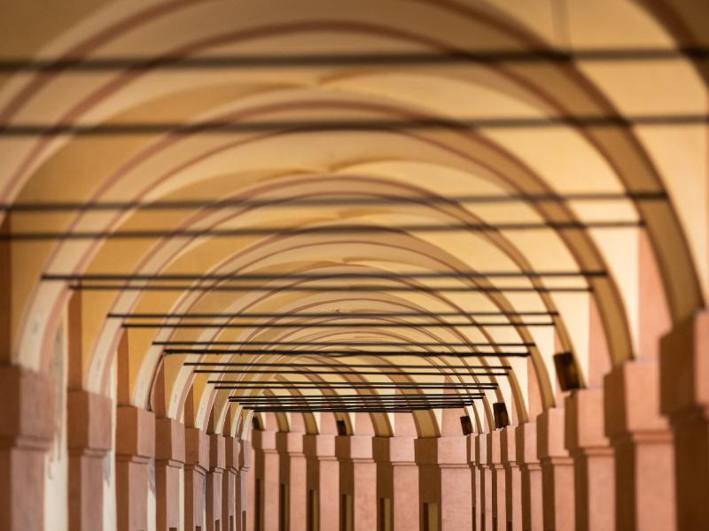Dettaglio portici San Luca ©Lorenzo Burlando