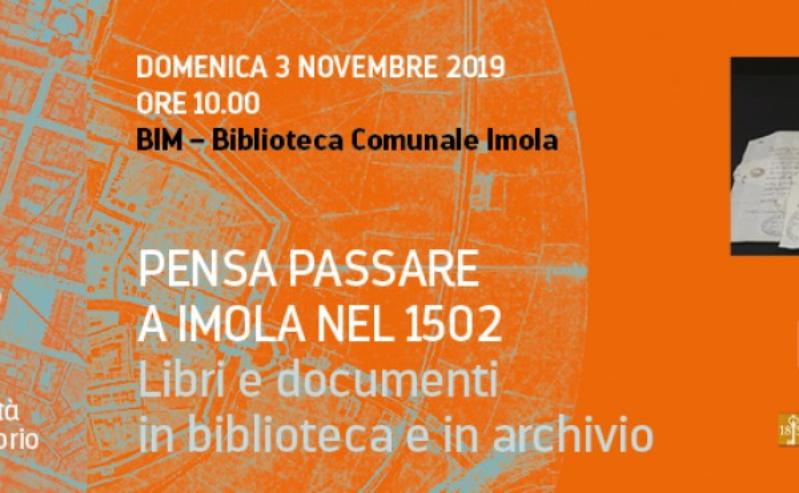 Imola ai tempi di Leonardo: Pensa passare a Imola nel 1502