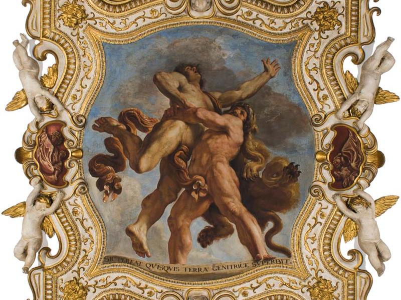 Ercole e Anteo, Guercino, Palazzo Talon ©amicidelguercino.it