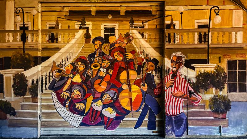 Street Art Edoardo Ettorre e Antonio Cotecchia - Stairway to Soul © Porretta SOUL Festival 