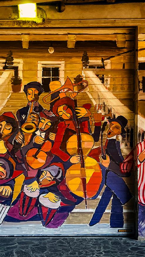 Street Art Edoardo Ettorre e Antonio Cotecchia - Stairway to Soul © Porretta SOUL Festival 