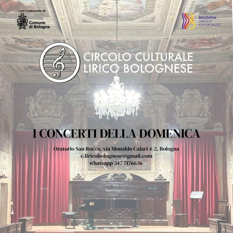 Circolo culturale lirico bolognese - maggio 2026 Circolo culturale lirico bolognese - maggio 2026